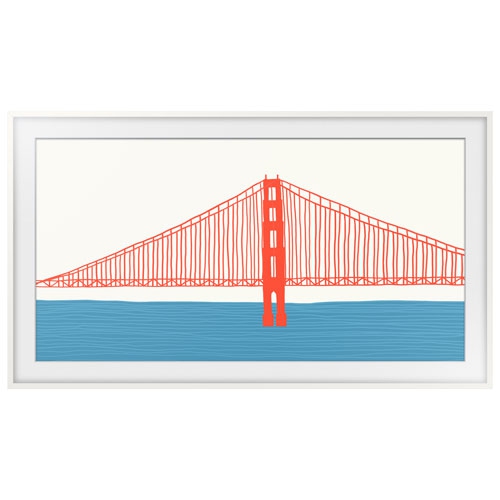 Open Box - Samsung 75" Frame Bezel for The Frame TV - White (SHIPPING IN BC LOWER MAINLAND ONLY)