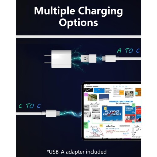 Pencil for iPad 2024-2018: Magnetic Pen for iPad with Tilt Sensitivity & Palm Rejection - Stylus for iPad Compatible with iPad Pro M4 11 12.9 - iPad