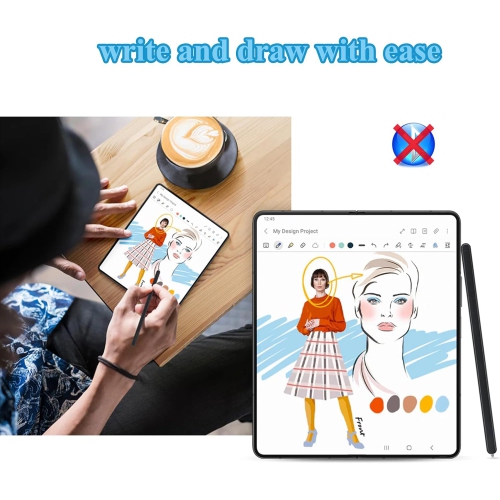 Galaxy Z Fold 6/Fold 5 Pen Fold Edition for S Pen Galaxy Z Fold 6 5G/Fold 5 5G S Pen for Samsung Galaxy Z fold6/fold5 5G S Pen Stylus Pen + Free 2