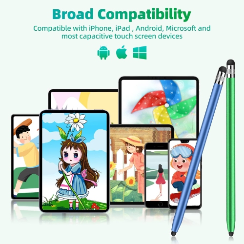 Stylus Pens for Touch Screens, 5 Pack Stylus Pen for iPad iPhone Android Chromebook Tablets and More Capacitive Touchscreen Devices High Sensitivity