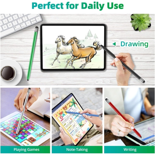 Stylus Pens for Touch Screens, 5 Pack Stylus Pen for iPad iPhone Android Chromebook Tablets and More Capacitive Touchscreen Devices High Sensitivity
