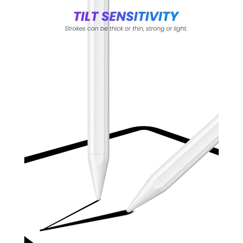 Stylus Pen for iPad - Palm Rejection, Tilt, Fast Charging iPad Pencil for Apple iPad Pro 11/13, Pro 12.9 6/5/4/3, iPad Air M2, Air 5/4/3, iPad