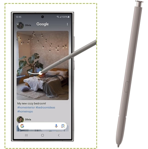 2Pack Galaxy S24 Ultra S Pen Replacement for Samsung Galaxy S24 Ultra Stylus Pen S24 Ultra 5G Touch Pen Stylet Pen S24 Ultra stylo NoBluetooth