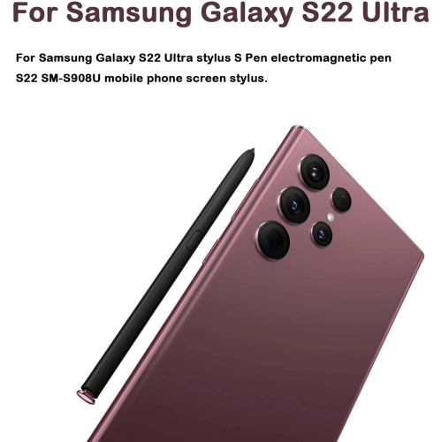Galaxy S22 Ultra S Pen Replacement for Samsung Galaxy S22 Ultra Stylus Pen S22 Ultra All Version Pen Replacement Touch Pen NoBluetooth(Burgundy)