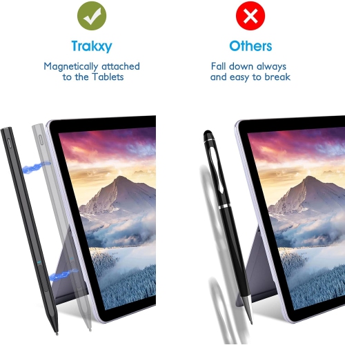 Stylus Pen for Surface, Digital Pen Compatible with Microsoft Surface Pro X/9/8/7/6/5/4/3/Surface Laptop 5/4/3/2/1/go 3/2/1/Book 2/1/Studio, Magnetic