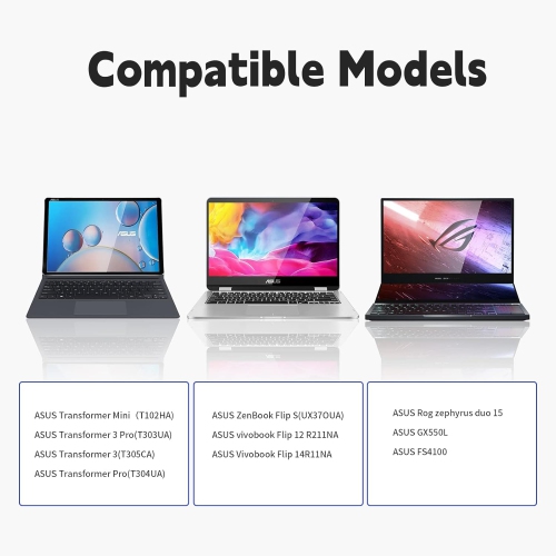 Stylus Pen for ASUS Transformer/Mini/ASUS Zenbook Flip/Pro/ASUS Vivobook Flip/Pro/Duo/ASUS Notebook, Rechargeable MPP 2.0 Tilt Active Pen with 4096