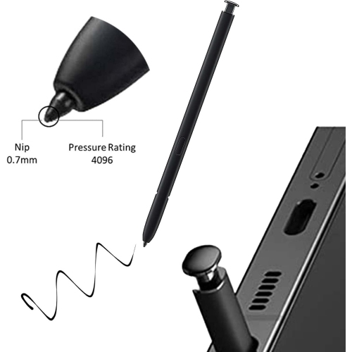Black Galaxy S23 Ultra S Pen Stylus Pen Replacement for Samsung Galaxy S23 Ultra 5G Touch Stylus Pen S Pen Compatible with Samsung Galaxy S23 Ultra