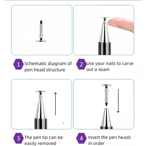 2-in-1 Stylus Pen for Samsung Galaxy Tab A7/A7Lite/A8/A8Plus/A9/A9Plus Tablet, Stylus Pen Compatible with iOS/Android and Other Series of Capacitive