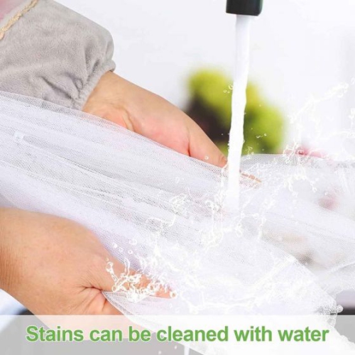 Food Cover For Outside 1 Pcs Reusable Food Tent Fruit Cover Pop-Up Food Nets Outdoors Mesh Screen Collapsible ,White