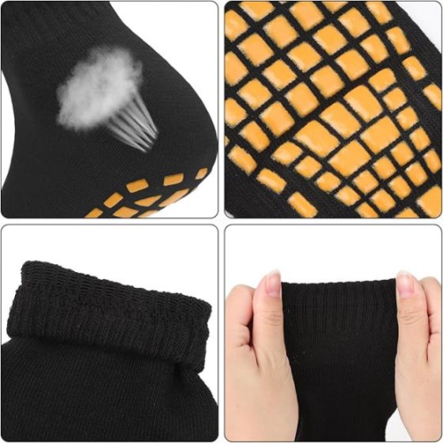 Non Slip Yoga Socks Pilates Socks Cotton Yoga Socks for women and men with Home Hospital Fitness Sports Socks