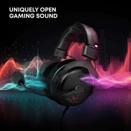 beyerdynamic MMX 330 PRO Open Back Gaming Headset with STELLAR.45 Driver and Condenser Microphone