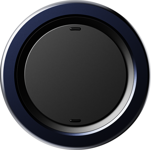 OHSNAP  Snap4 Luxe Magnetic Grip With Wireless Charging Pass Thru Midnight In Blue