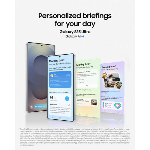 Samsung Galaxy S25 Ultra 256GB - Titanium Silverblue - Unlocked