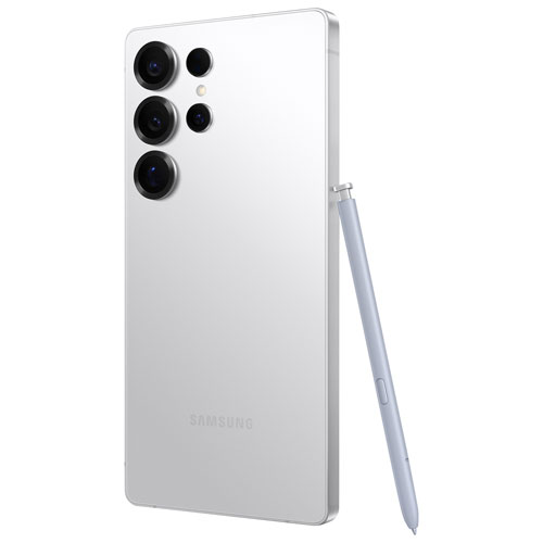 Galaxy S25 Ultra de Go de Samsung - Titane blanc argent