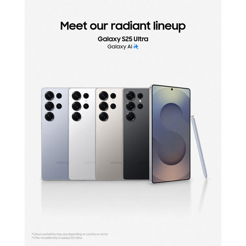 Galaxy S25 Ultra de 512 Go de Samsung - Noir titane - Déverrouillé