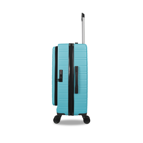 TUCCI ITALY CIRCOLO 3PC LUGGAGE SET EXPANDABLE-TEAL