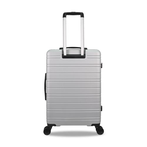 TUCCI ITALY CIRCOLO 3PC LUGGAGE SET EXPANDABLE-SILVER