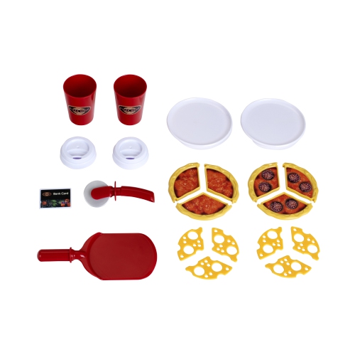 Theo Klein Pizza Shop & Police Case Bundle