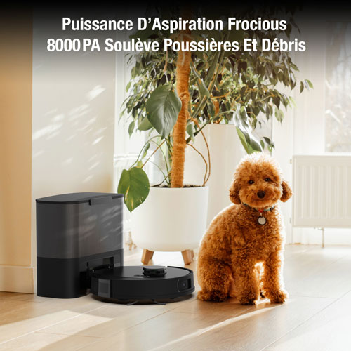 bObsweep UltraVision WiFi Connected Self-Empty Robot Vacuum & Mop - Carbon Steel - Only at Best Buy