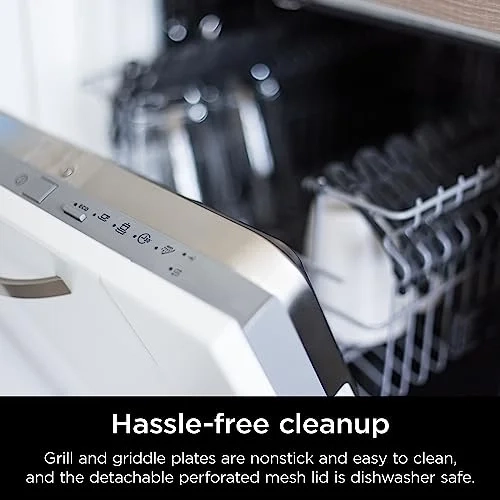 (Refurbished Excellent) - Ninja Sizzle Smokeless Indoor Grill & Griddle