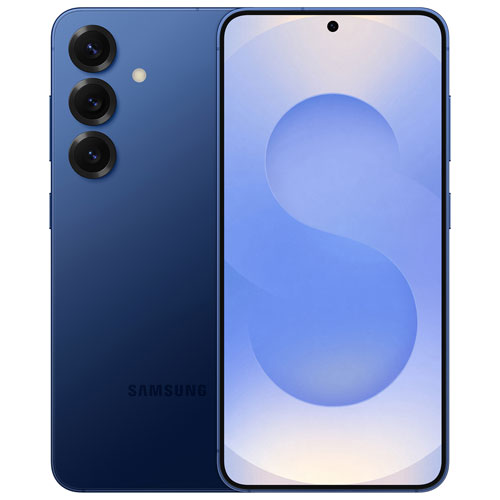 Galaxy S25 de 256 Go de Samsung avec Freedom Mobile - Bleu marine - Paiement Balance mensuel