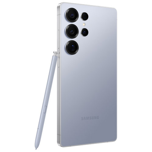 Galaxy S25 Ultra de 512 Go de Samsung avec Freedom Mobile - Titane bleu argenté - Paiement Balance mensuel