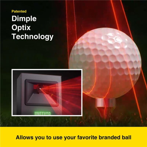 UNEEKOR EYE MINI LITE Golf Simulator – Indoor Launch Monitor with 19 Metrics, Near-Zero Latency, Easy Setup, AI Trainer Compatible, Works with GSPro,