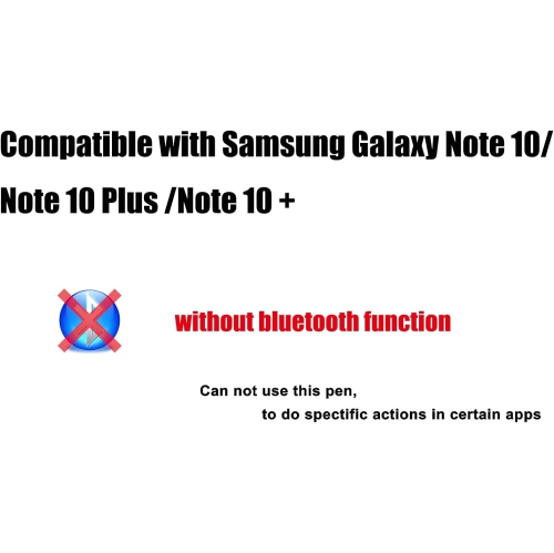 Galaxy Note 10 Stylus Pen Replacement for Samsung Galaxy Note 10/Note 10 Plus/Note 10+ 5G All Versions S Pen Stylus Pen (Aura Black)