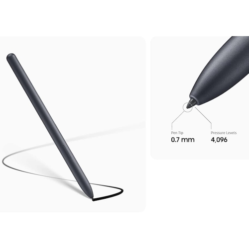 Galaxy Tab S7 FE S Pen Replacement for Samsung Galaxy Tab S7, Tab S7 FE SM-T730, SM-T733, SM-T736B Stylus Pen S Pen + Tips/Nibs(Mystic Black)
