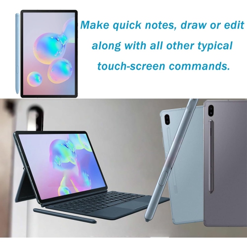 Galaxy Tab S6 Lite S Pen Replacement for Samsung Galaxy Tab S6 Lite 2024 EJ-PP610BLEGUJ Stylus Pen S Pen S6 Lite Stylo + Tips/Nibs