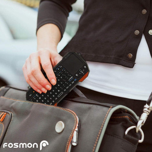 Mini Bluetooth Keyboard, Wireless Portable Lightweight with Built-In Touchpad, Compatible with Apple TV, PS4, HTPC/IPTVVR Glasses, Smartphones and