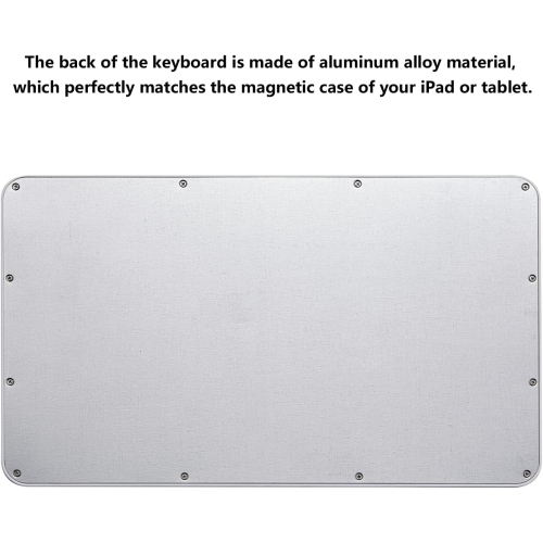 Ultra-Slim Rechargeable Bluetooth Keyboard Portable Compact Wireless Keyboard for Android Windows Samsung Galaxy Tab Tablet Smartphone Cell Phone iOS