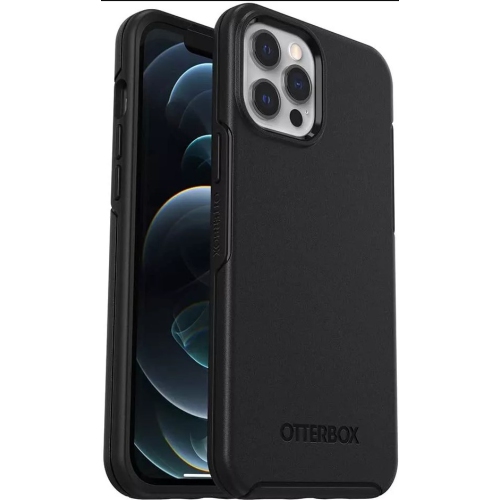 OtterBox SYMMETRY + Case with MagSafe for iPhone 12 Pro Max - Black