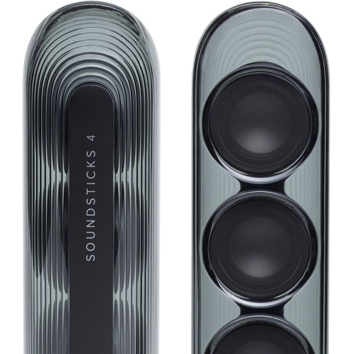 Boîte ouverte - Haut-parleur sans fil Bluetooth SoundSticks 4 de Harman Kardon - Noir