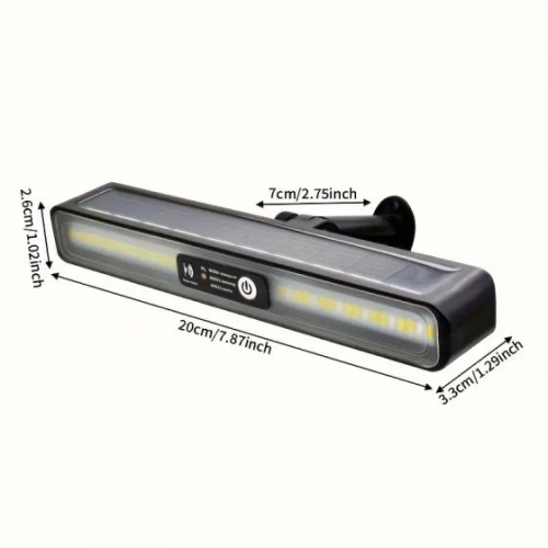 Solar Lights Outdoor, Lighting Modes Solar Strobe Lights IP65 Waterproof Solar Warning Lights Bright Warm