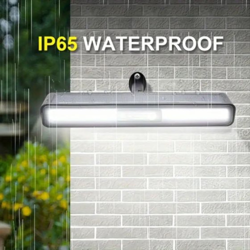 Solar Lights Outdoor, Lighting Modes Solar Strobe Lights IP65 Waterproof Solar Warning Lights Bright Warm