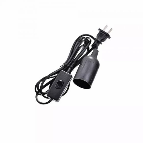 Light Lamp Bulb Holder Base Light Socket Cable Cord with On/Off Switch - 1 Piece Lamp Bulb Socket Cord