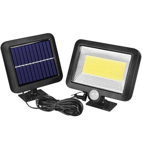 100 LED cob Solar led Light Waterproof pir Motion Sensor Smart Separate Split lamp Outdoor Induction Garden Security Wall Light