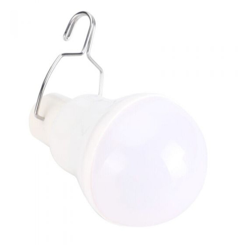 Portable Solar Panel Powered Led Light Bulb Tent Lamp Garden Yard Camping 5W