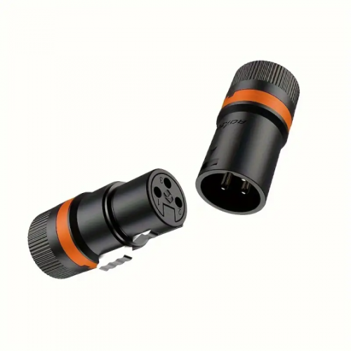 XLR Adapter, 1-Pair XLR Male to Male & XLR Female to Female 3PIN Adapter, Compatible with Mixer, Microphone, Power