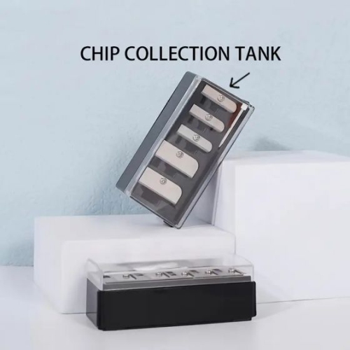 1pc Professional Eyebrow Pencil PVC Sharpener - Five Holes Makeup Pencil Sharpener