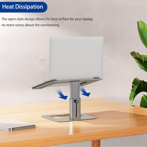 Besign LSX3 Aluminum Laptop Stand, Ergonomic Adjustable Notebook Stand, Riser Holder Computer Stand Compatible with Air, Pro, Dell, HP, Lenovo More
