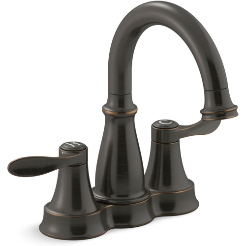 Image 1 of 4.. Kohler 27378-4N-2BZ BELLERA® Centerset Bathroom Sink Faucet, 0.5 GPM, Oil-Rubbed Bronze