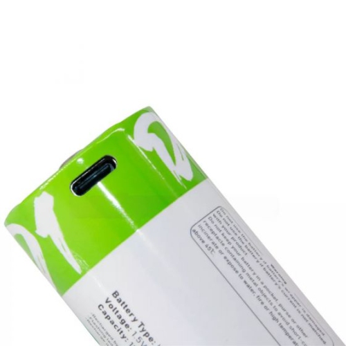 USB D Lithium ion Rechargeable Battery, High Capacity 1.5V 12000mWh Rechargeable D Battery, 4 H Fast Charge