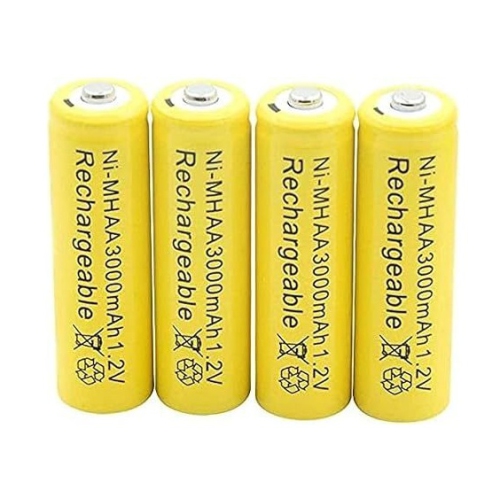 Piles rechargeables 1,2&nbsp;V AA 3000&nbsp;mAh Ni-MH pour flashs d'appareil photo, micro, jouets, télécommande.