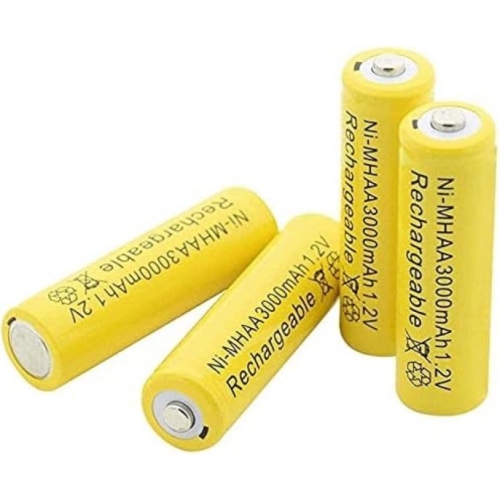 Piles rechargeables 1,2&nbsp;V AA 3000&nbsp;mAh Ni-MH pour flashs d'appareil photo, micro, jouets, télécommande.