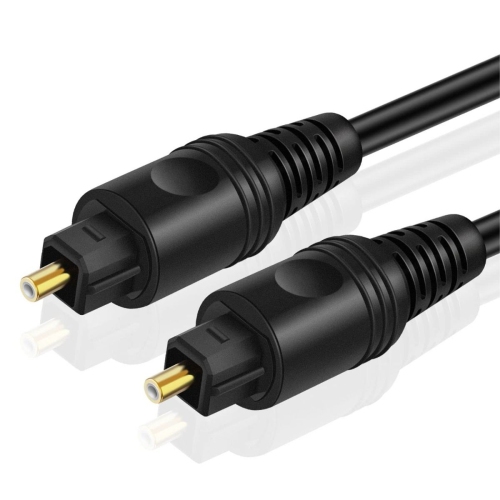 Image 1 of 8.. Digital Optical Audio Cable Toslink to Toslink Digital Optical Fiber Audio Cable for clear, full and richly detailed sound -5 Feet