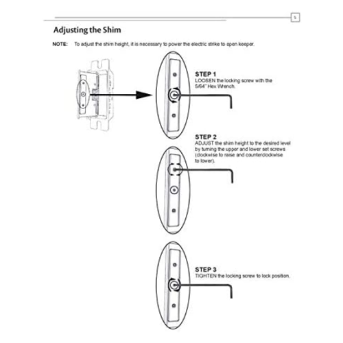 HES 1600CS Complete Pac for Latchbolt & Deadbolt Locks, Includes 8 faceplates