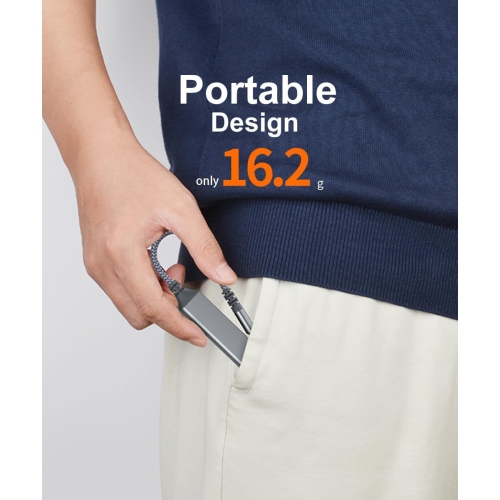 4-in-1 USB-C Hub with Multiple Ports for Expanding Laptop and Smartphone Connectivity