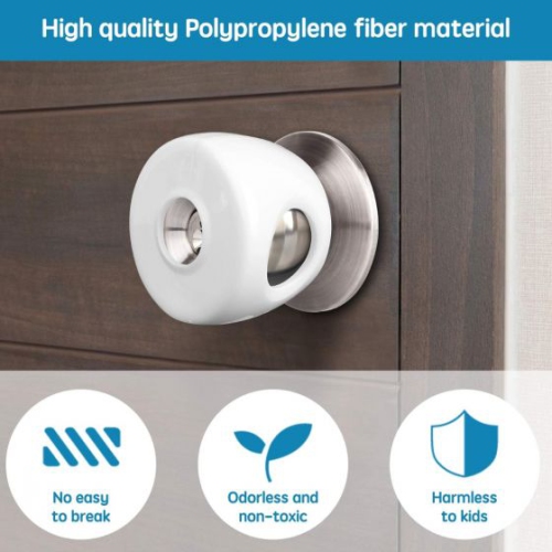 Couvre-poignées de porte de sécurité difficiles à retirer Couvercles de poignée de porte à double verrouillage – Verrous de poignée de porte